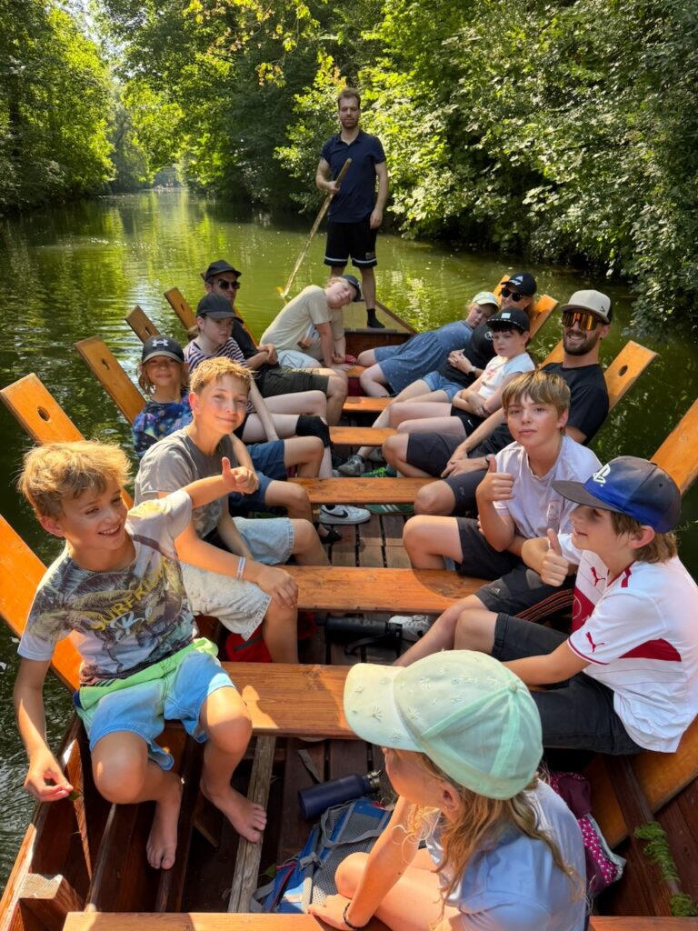 Ferienprogramm Stocherkahnfahren